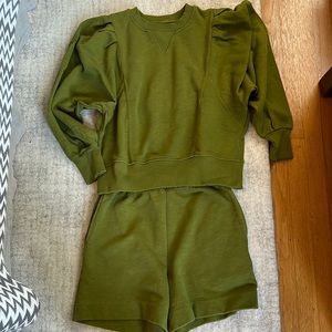 Cotton terry short set